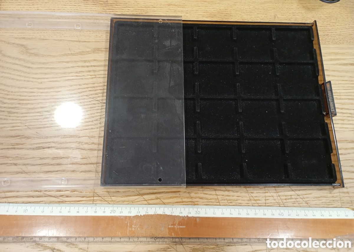 Material numism&aacute;tico: DOS BANDEJAS PARA MONEDAS - MARCA LINDNER