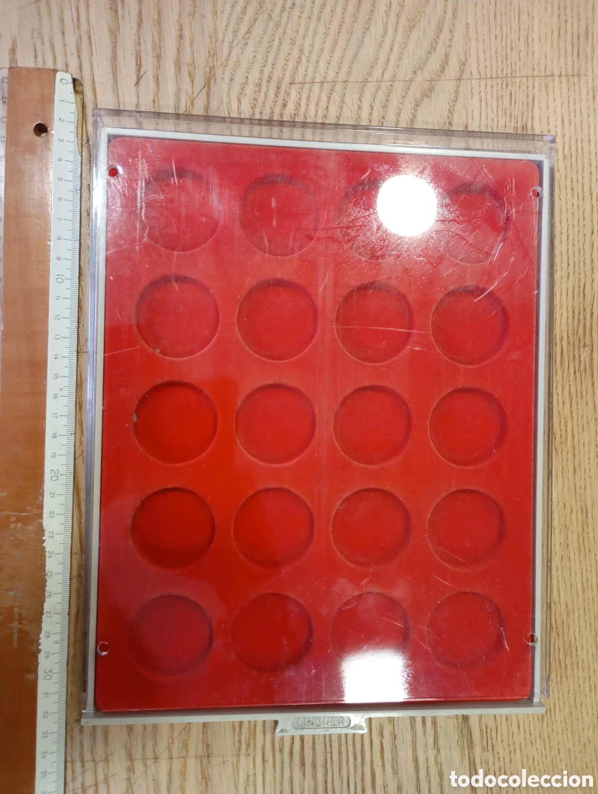 Material numism&aacute;tico: BANDEJA PARA MONEDAS - MARCA LINDNER