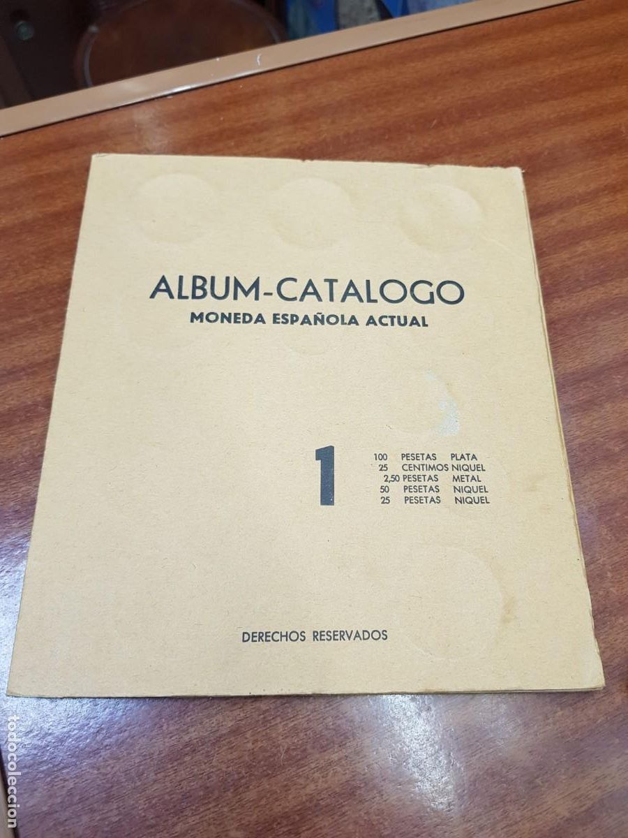 Material numism&aacute;tico: ANTIGUO ALBUM-CATALOGO PARA MONEDAS - Foto 2