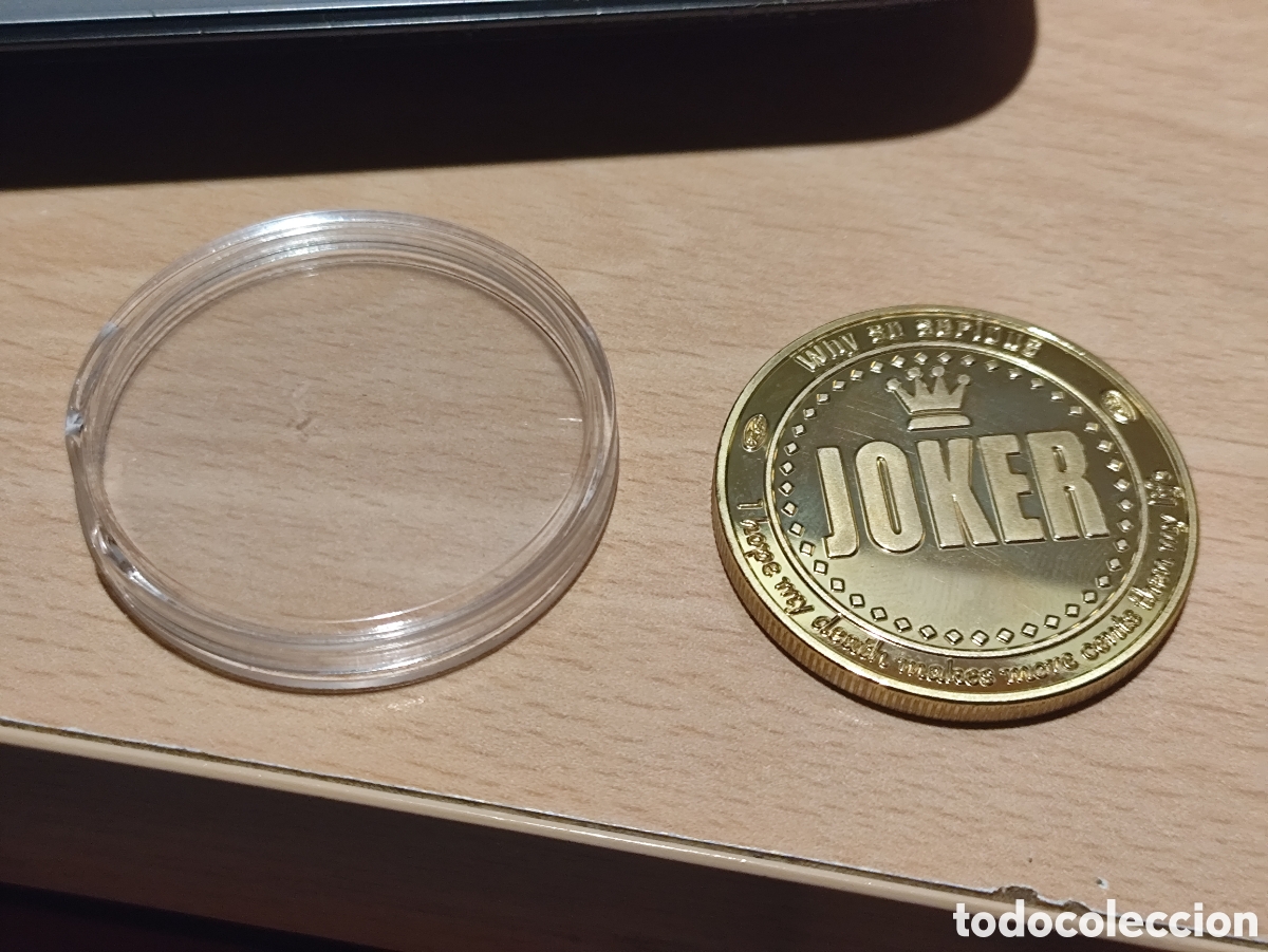 Material numism&aacute;tico: Moneda El Joker Pel&iacute;cula - Foto 2