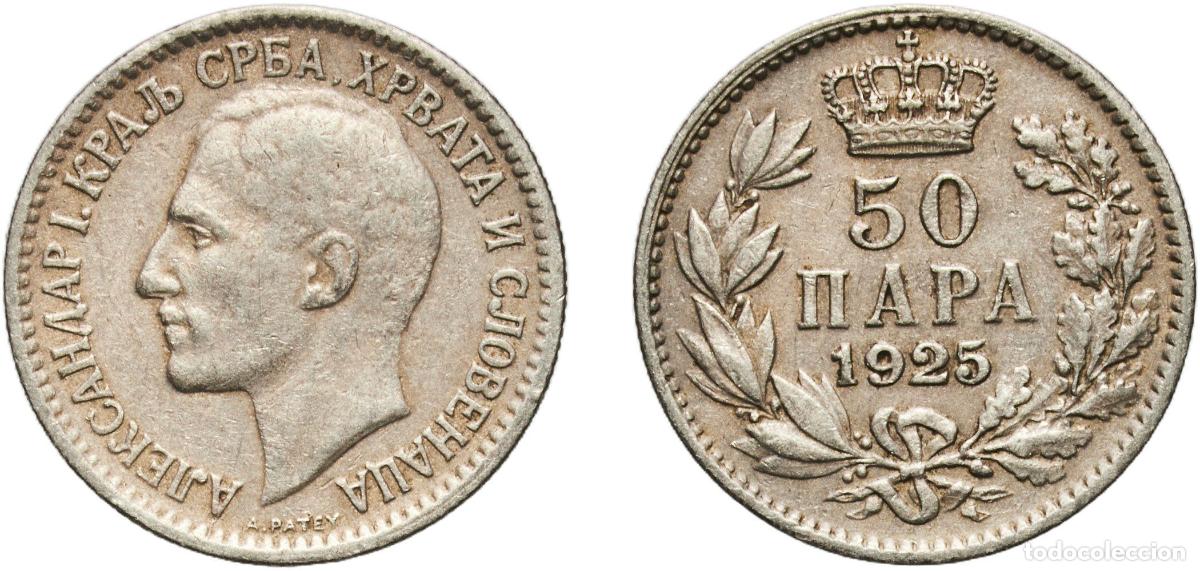 Material numism&aacute;tico: Yugoslavia Kingdom 1925 50 Para - Aleksandar I Copper-nickel (75 % Cu, 25 % Ni) Royal Mint of Belgi