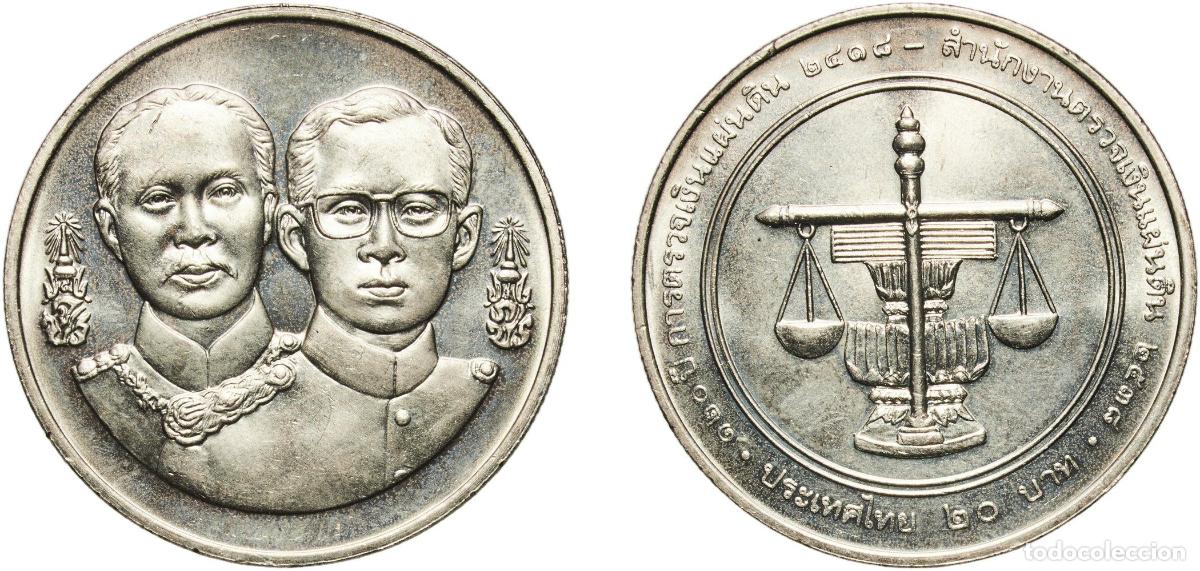 Material numism&aacute;tico: Thailand Kingdom 2538 (1995) 20 Baht - Rama IX (State Audit) Copper-nickel (75% Copper / 25% Nickel