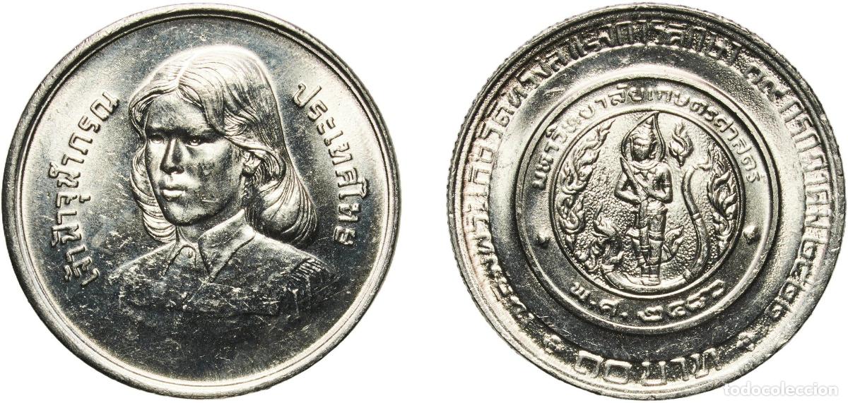 Material numism&aacute;tico: Thailand Kingdom 2522 (1979) 10 Baht - Rama IX (Graduation) Nickel (1196000) 15g UNC Y 135
