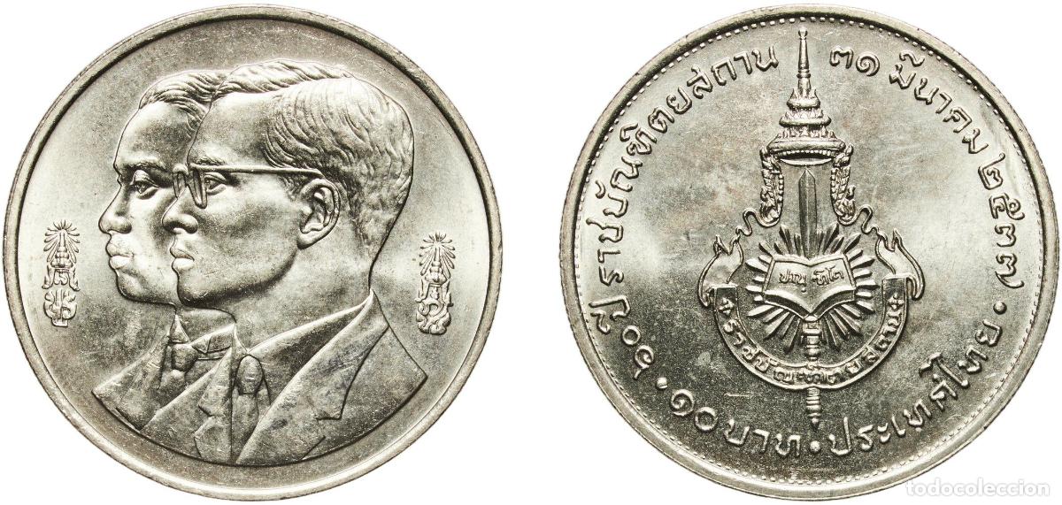 Material numism&aacute;tico: Thailand Kingdom 2537 (1994) 10 Baht - Rama IX (Royal Institute) Copper-nickel (700000) 15.05g UNC