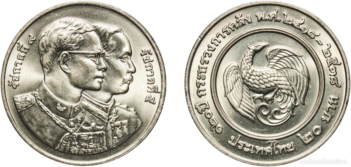 Material numism&aacute;tico: Thailand Kingdom 2538 (1995) 20 Baht - Rama IX (Ministry of Finance) Copper-nickel (800000) 15.15g