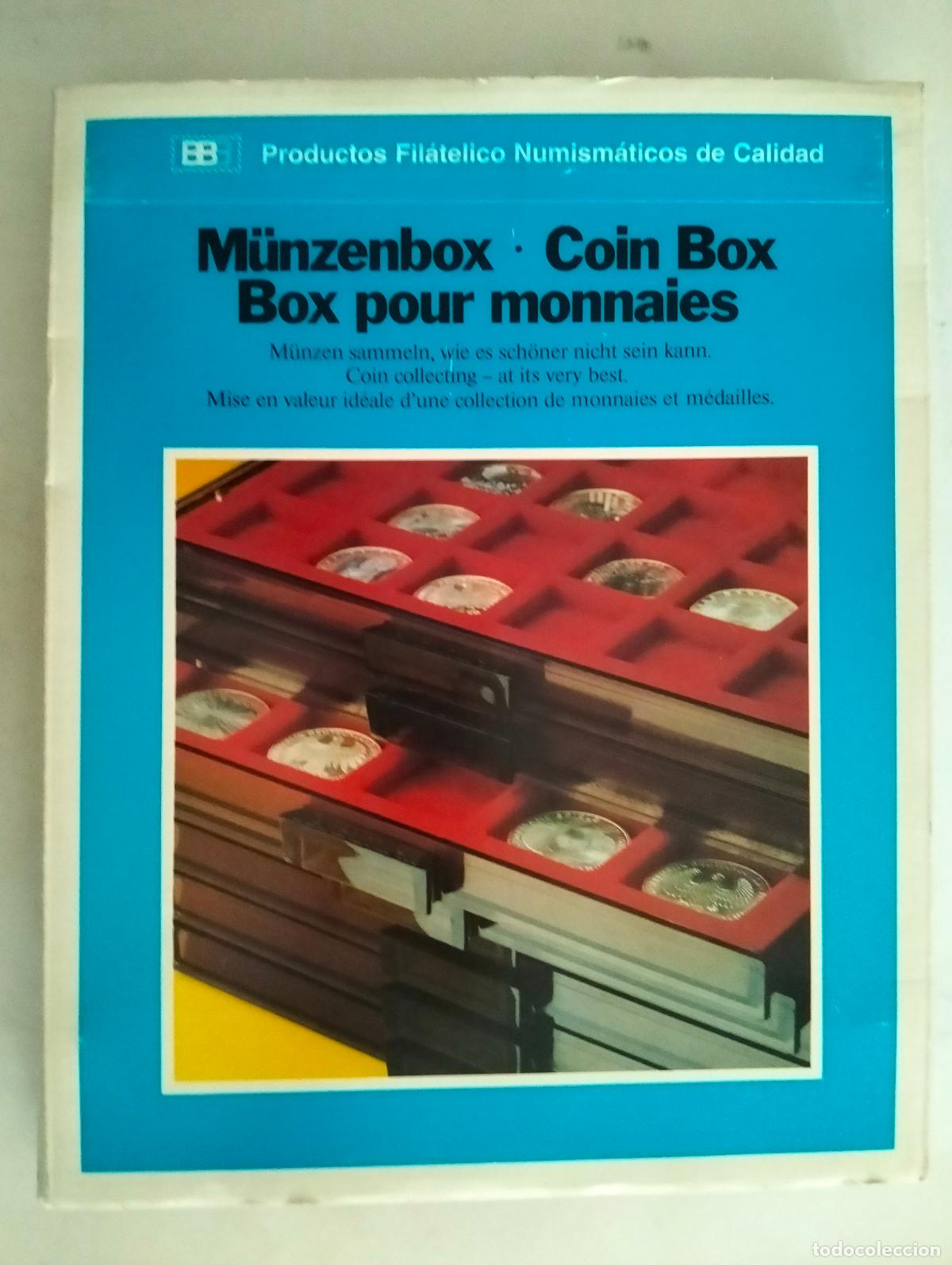 Material numism&aacute;tico: CAJA PARA MONEDAS MUNZENBOX, CAJA ORIGINAL SIN USO - Foto 2