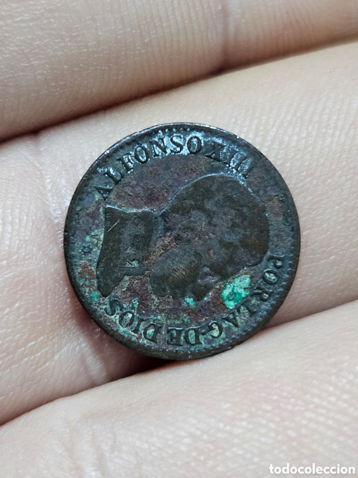 Materiale numismatico: 1 CENTAVO 1906 REY ALFONSO XIII