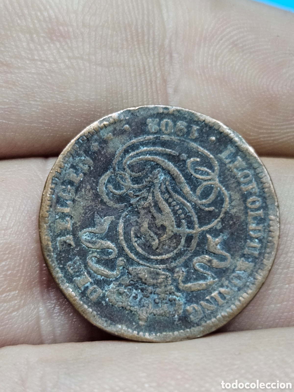Materiale numismatico: MONEDA 1902 LEOPOLDO II