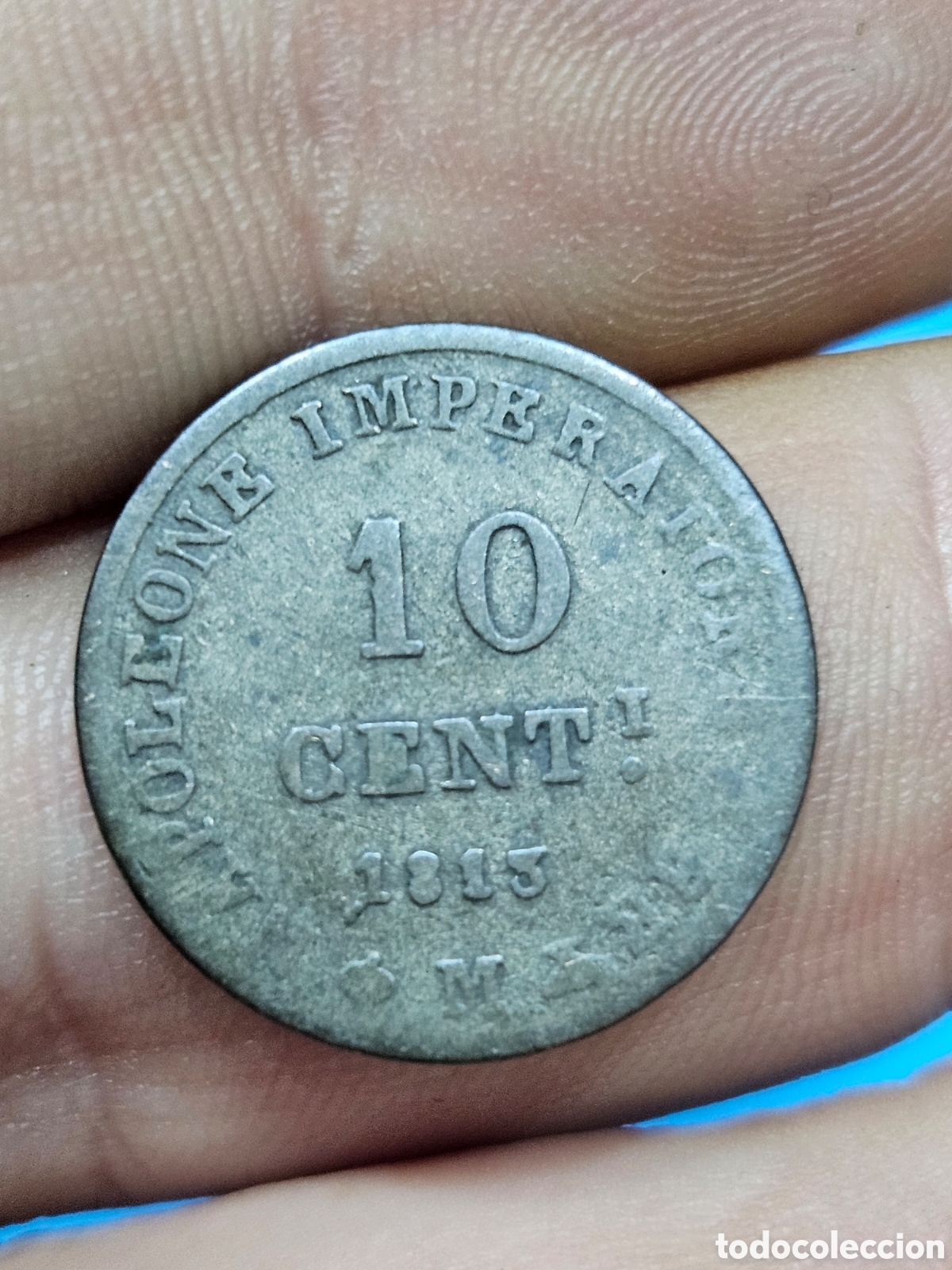Materiale numismatico: MONEDA 10 CENT. REINO NAPOLEON 1813