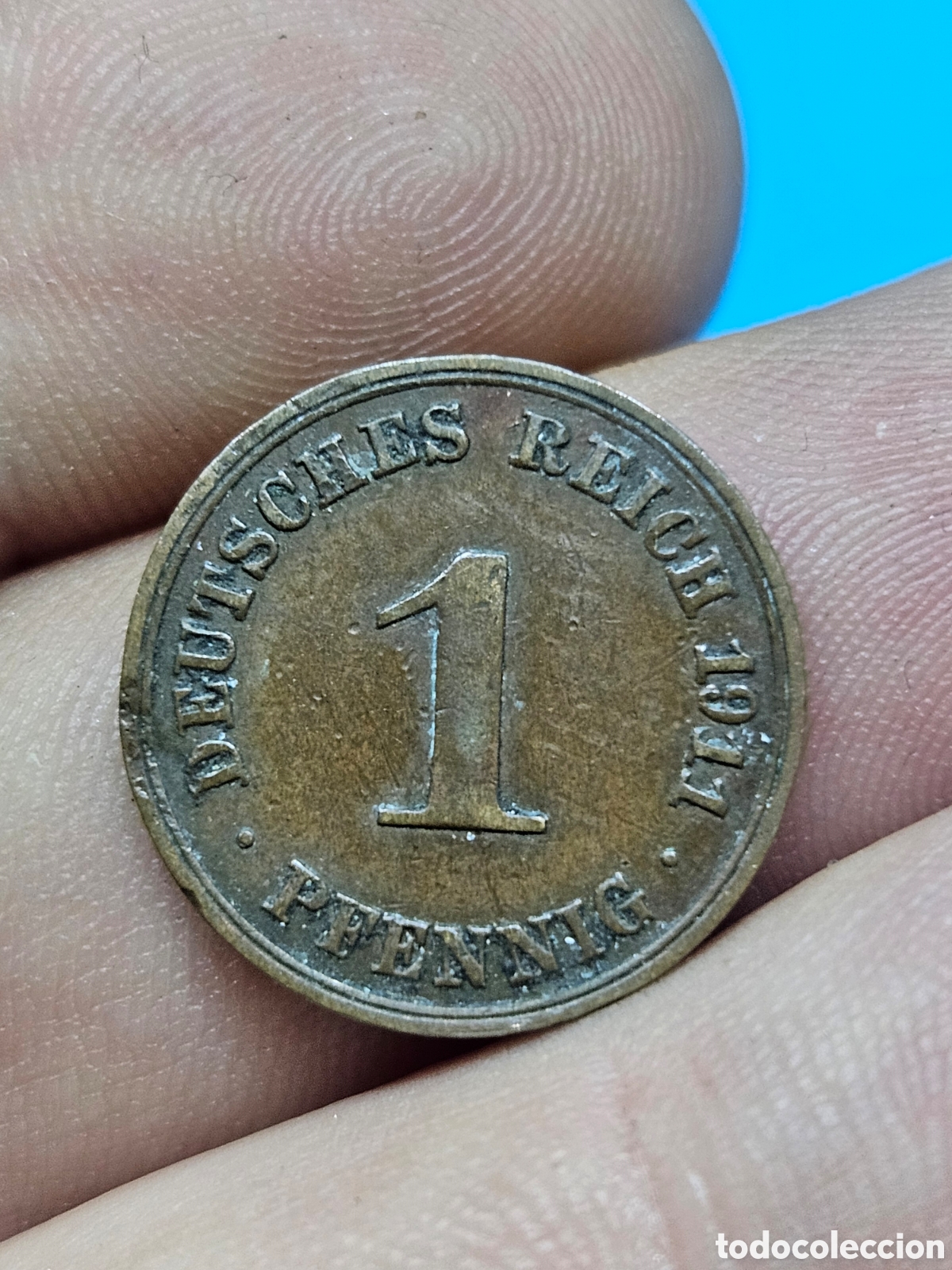 Materiale numismatico: MONEDA 1 PENIQUE DEUTCHE REIG ALEMANIA