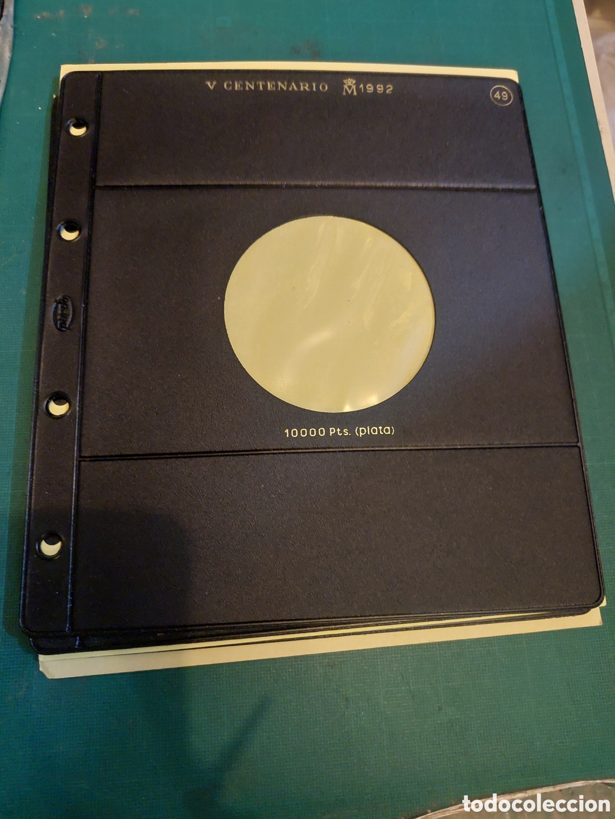 Material numism&aacute;tico: 49 PARDO V CENTENARIO 1992 10000 PESETAS