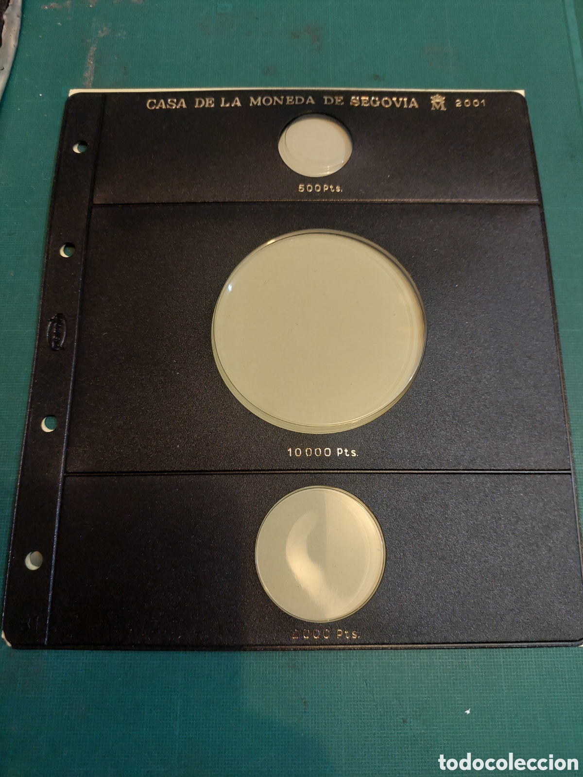 Material numism&aacute;tico: PARDO CASA SEGOVIA 2001.PARDO