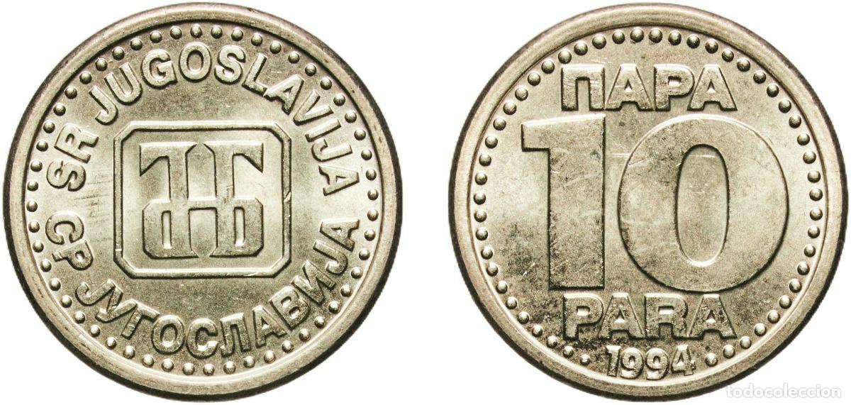 Material numism&aacute;tico: Yugoslavia Federal Republic 1994 10 Para (small) Nickel brass (52161000) 3.19g UNC KM 162.1 Sch&ouml;n