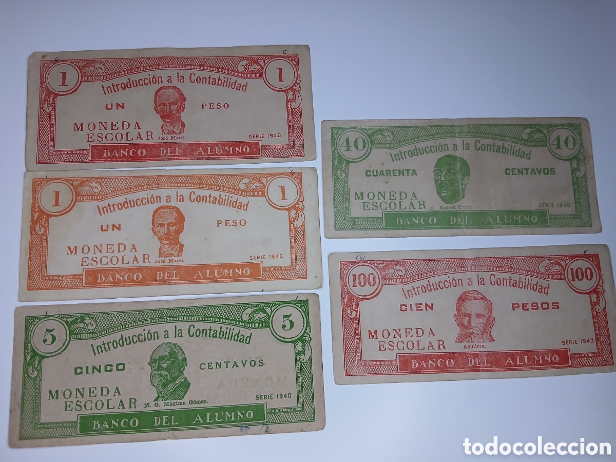 Material numism&aacute;tico: Cuba, billetes infantiles