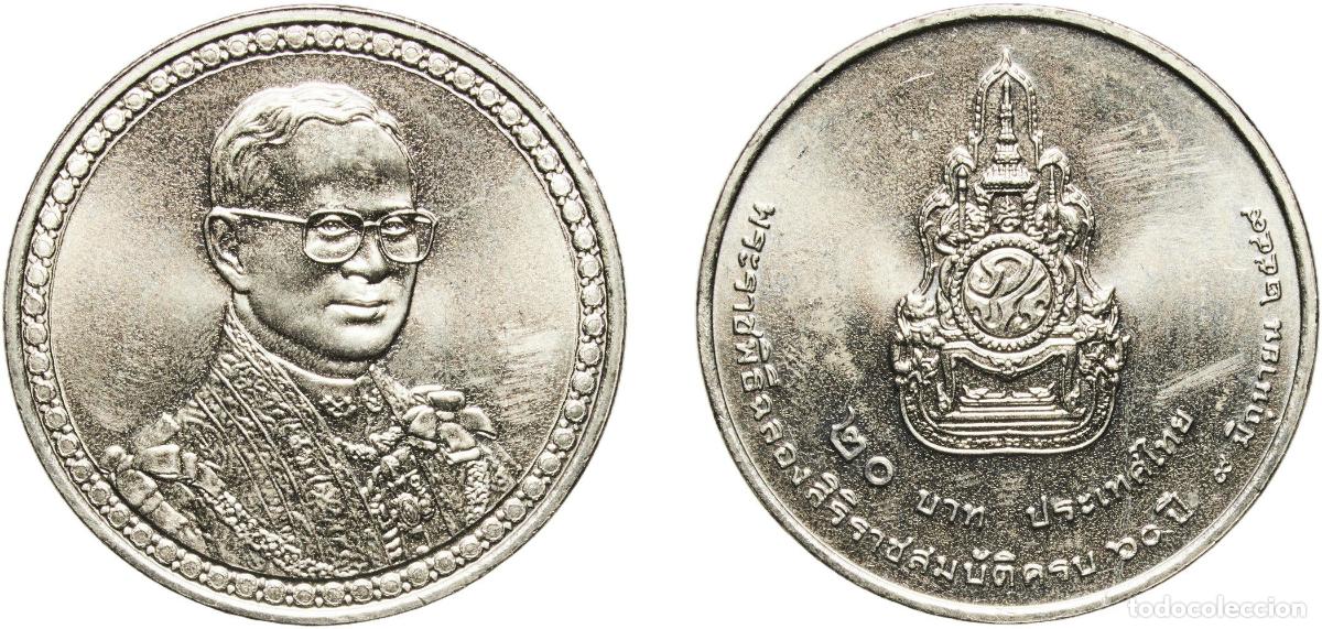 Material numism&aacute;tico: Thailand Kingdom 2549 (2006) 20 Baht - Rama XI (Reign) Copper-nickel (75% Copper / 25% Nickel) (26
