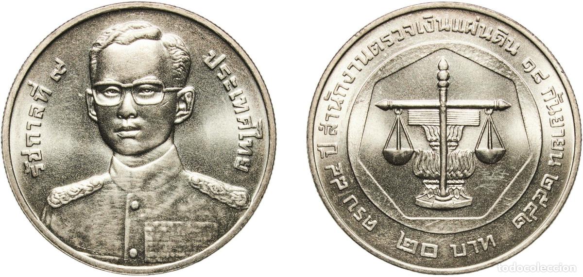 Material numism&aacute;tico: Thailand Kingdom 2542 (1999) 20 Baht - Rama IX (State Audit Office) Copper-nickel (75% Copper / 25%