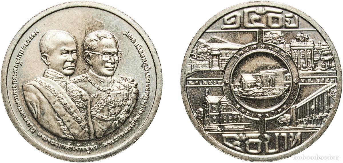 Material numism&aacute;tico: Thailand Kingdom 2553 (2010) 50 Baht - Rama IX (Royal Thai Mint) Copper-nickel (150000) 20.93g UNC