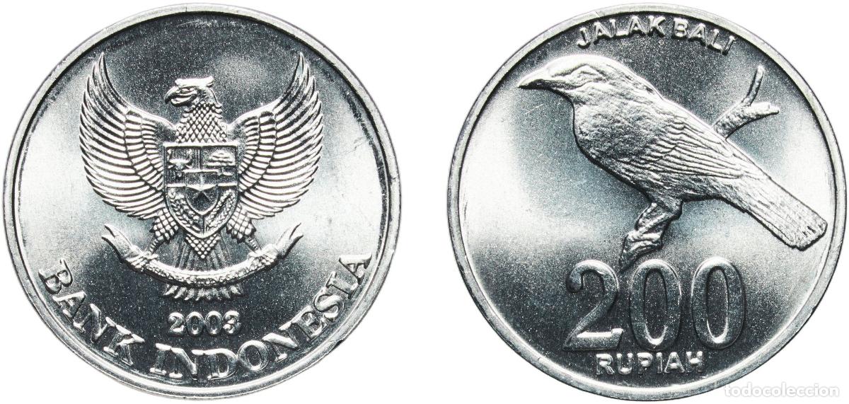 Material numism&aacute;tico: Indonesia Republic 2003 200 Rupiah Aluminium Perum Peruri Mint 2.4g UNC KM 66 Sch&ouml;n 52