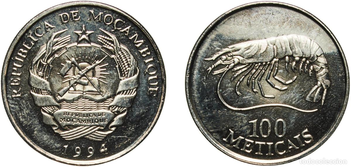 Material numism&aacute;tico: Mozambique Republic 1994 100 Meticais Nickel clad steel Royal Mint 7.12g UNC KM 120