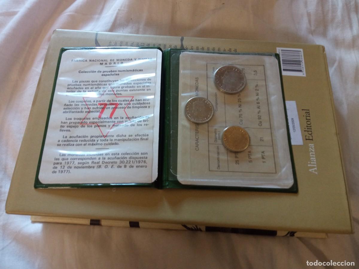 Material numism&aacute;tico: Pruebas numism&aacute;ticas 1977 - Foto 2