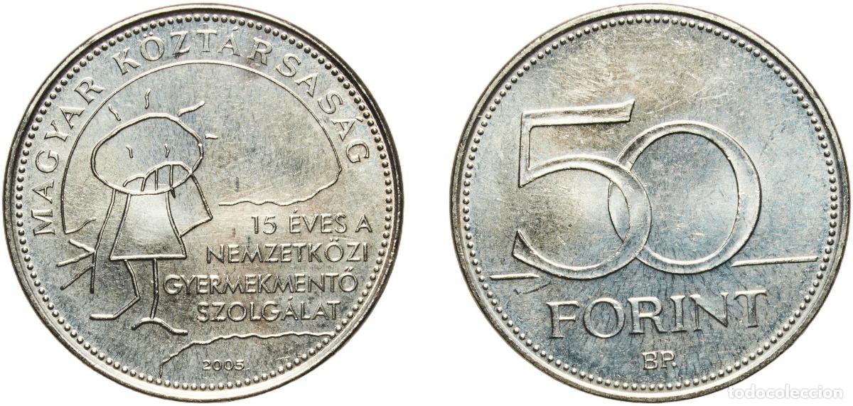 Material numism&aacute;tico: Hungary Republic 2005 BP. 50 Forint (International Children's Safety Service) Copper-nickel (75% Co