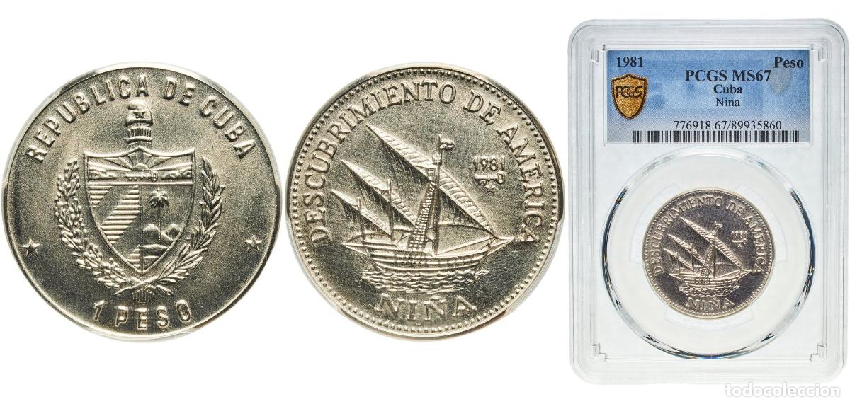 Material numism&aacute;tico: Cuba Second Republic 1981 1 Peso (Ni&ntilde;a) Copper-nickel Empresa Cubana de Acu&ntilde;aciones Mint (10000) 11