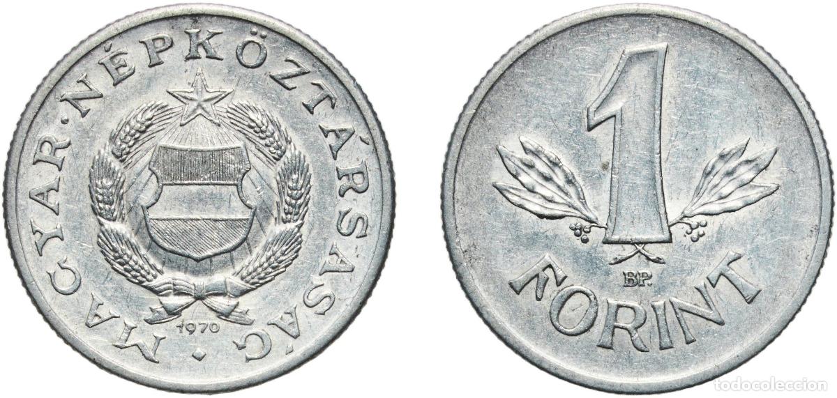 Material numism&aacute;tico: Hungary People's Republic 1970 BP. 1 Forint Aluminium (Aluminium 97%, Magnesium 3%) Hungarian mint