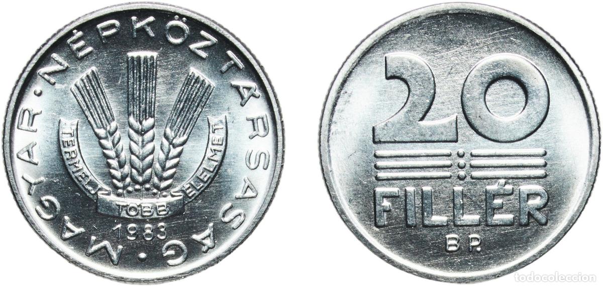 Material numism&aacute;tico: Hungary People's Republic 1983 BP. 20 Fill&eacute;r (FAO) Aluminium Hungarian mint (50000) 1g UNC KM 627