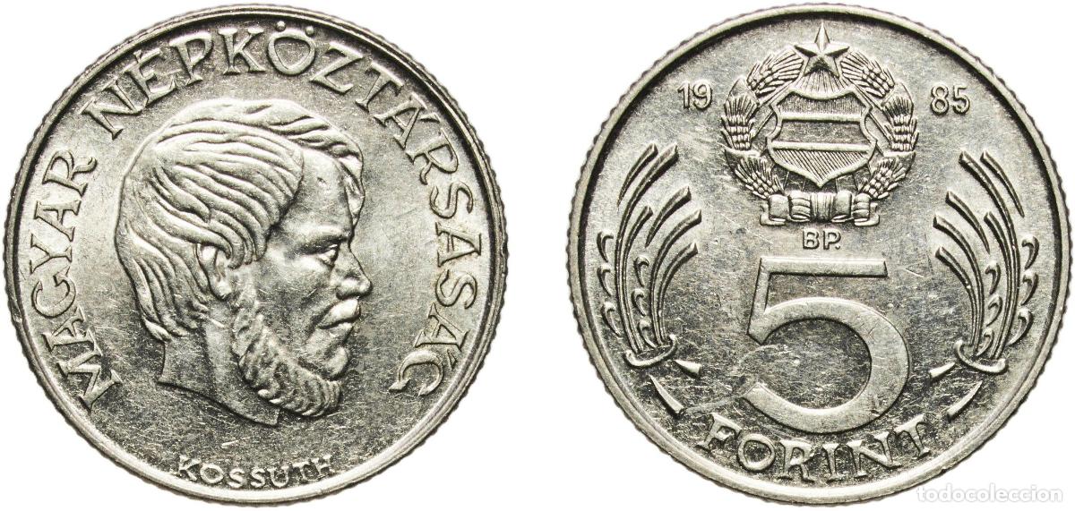Material numism&aacute;tico: Hungary People's Republic 1985 BP. 5 Forint (Lajos Kossuth; small issue) Copper-nickel Hungarian mi