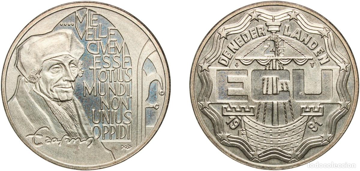 Material numism&aacute;tico: Netherlands Kingdom 1991 2&frac12; ECU - Beatrix (Desiderius Erasmus) Copper-nickel Utrecht Mint (64932) 1