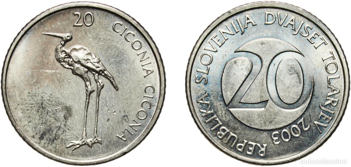 Material numism&aacute;tico: Slovenia Republic 2003 20 Tolarjev Copper-nickel (75% Copper, 25% Nickel) (10000000) 6.82g UNC KM