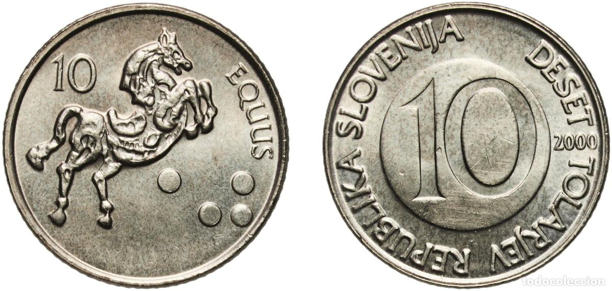 Material numism&aacute;tico: Slovenia Republic 2000 10 Tolarjev Copper-nickel (75% Copper, 25% Nickel) (20001000) 5.83g UNC KM