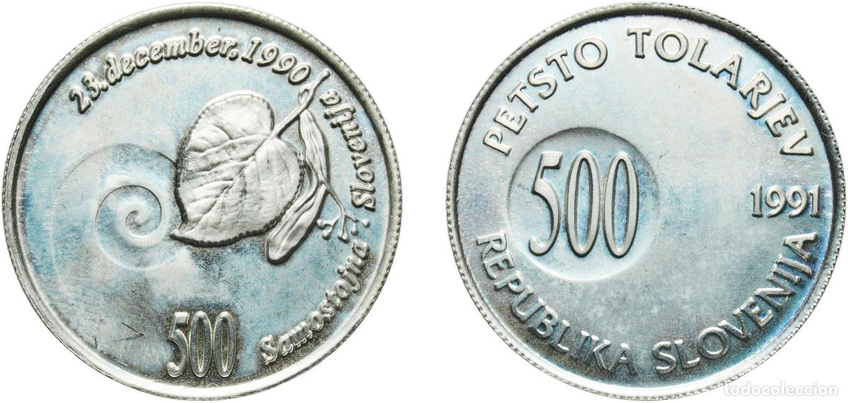 Material numism&aacute;tico: Slovenia Republic 1991 500 Tolarjev (Plebiscite on Independence) Silver (.925) (15000) 15.16g UNC