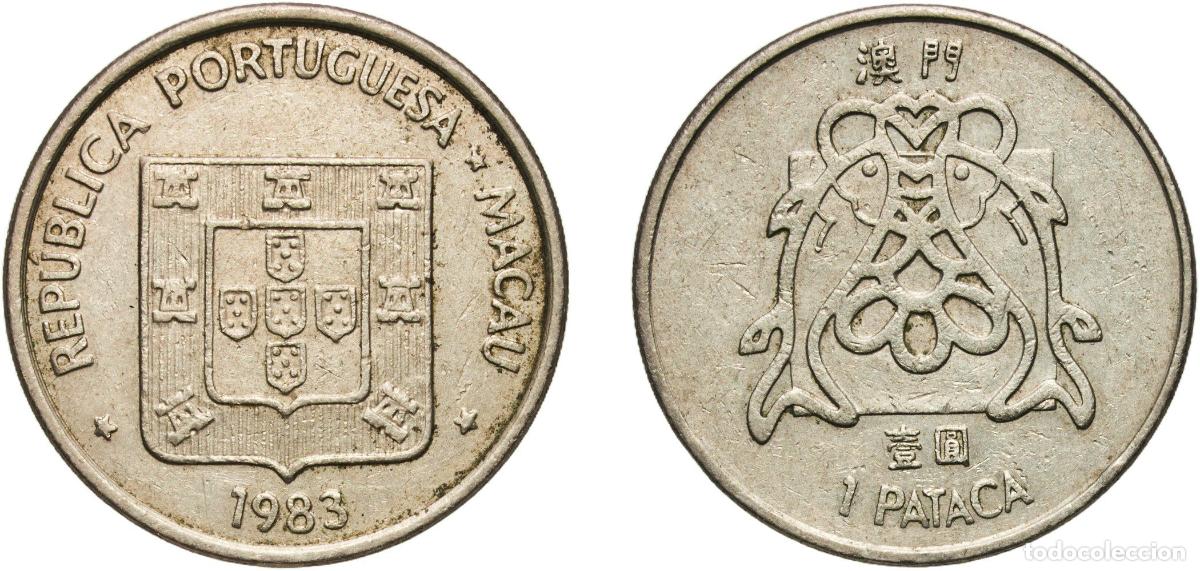 Material numism&aacute;tico: China Macau Special Territory 1983 1 Pataca Copper-nickel Pobjoy Mint 8.95g XF KM 23 Sch&ouml;n 21
