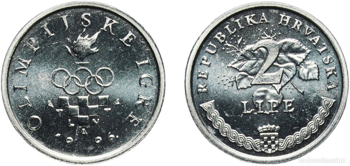 Material numism&aacute;tico: Croatia Republic 1996 2 Lipe (Olympics) Aluminium (98% Aluminium, 2% Magnesium) Croatian Mint (1000
