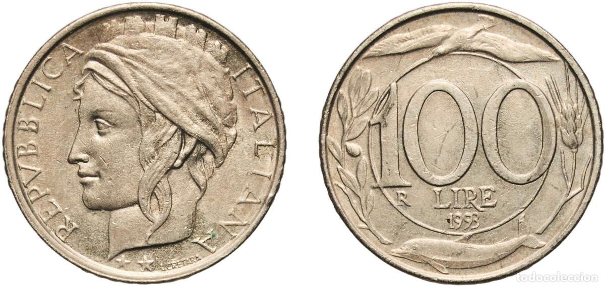 Material numism&aacute;tico: Italy Republic 1993 R 100 Lire Copper-nickel Rome Mint (211507200) 4.66g UNC Sch&ouml;n 157.2