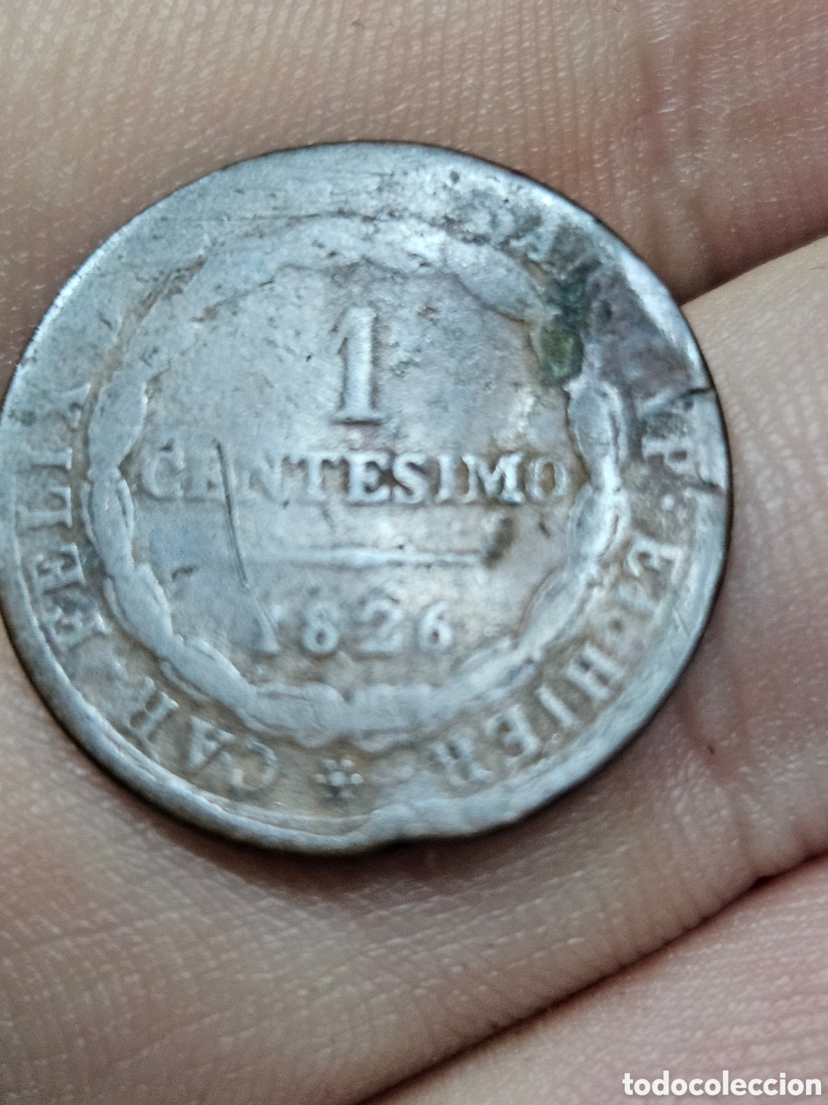 Materiale numismatico: UN CENTESIMO 1826 MONEDA