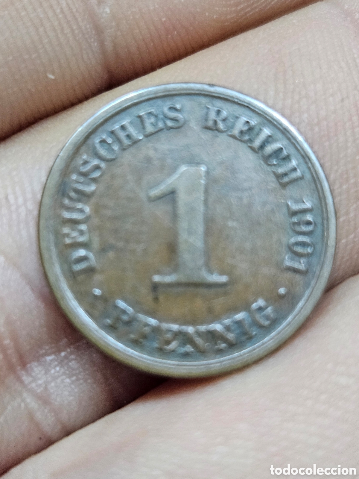 Materiale numismatico: UN PFENNING DEUTSCHES REICH 1901