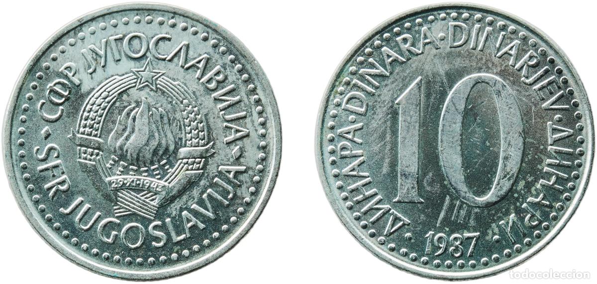 Material numism&aacute;tico: Yugoslavia 1987 10 Dinara Copper-nickel (61 % Cu, 20 % Zn, 19 % Ni) Belgrade Mint (104988000) 5.19g