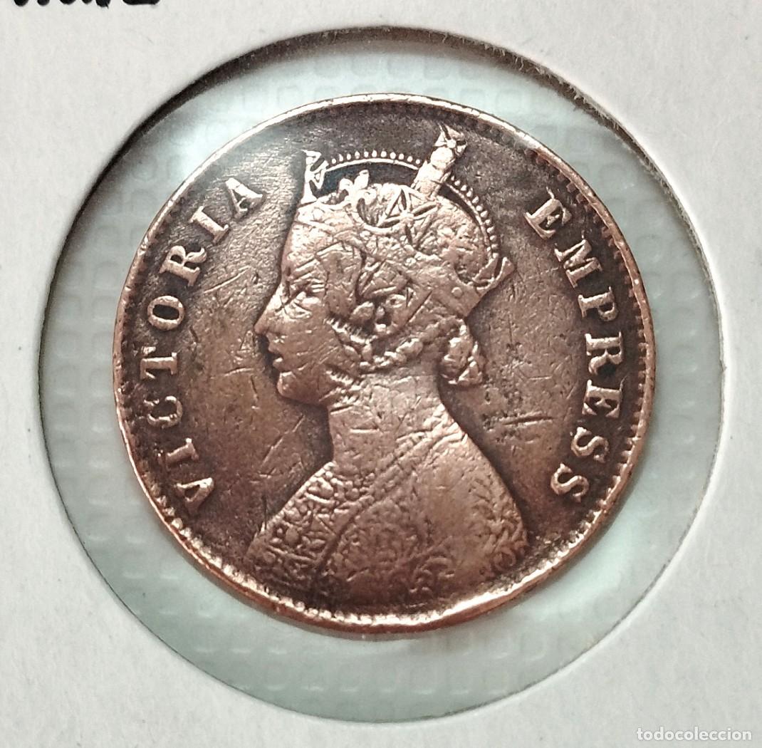 Material numism&aacute;tico: ASIA . INDIA BRITANICA . VICTORIA . QUARTER . 1/4 ANNA 1898