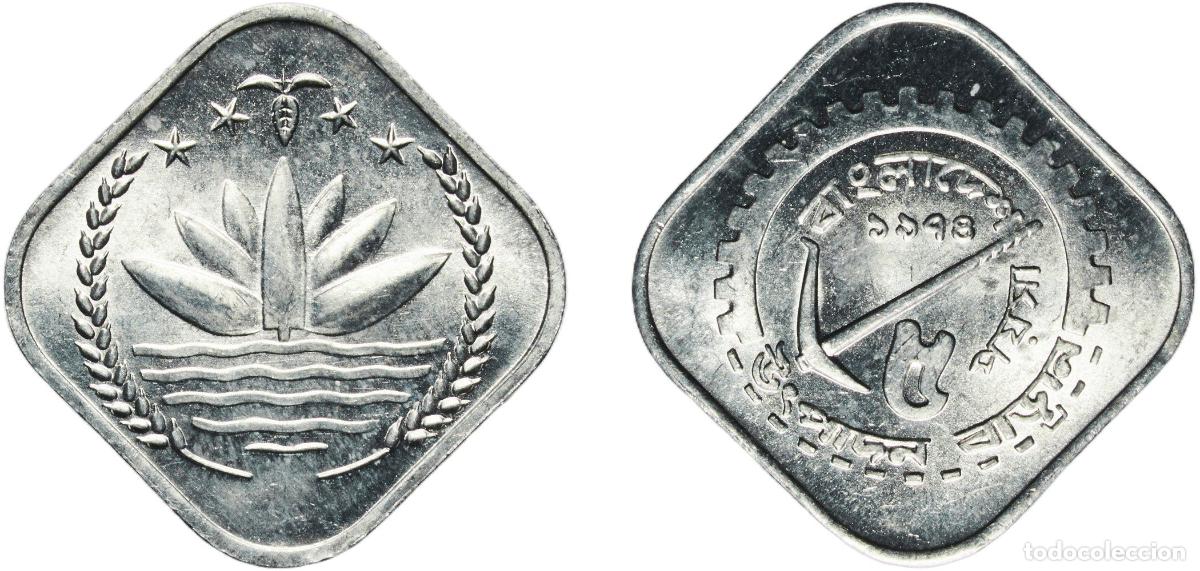Material numism&aacute;tico: Bangladesh People's Republic 1974 5 Poisha (FAO) Aluminium (97.2% Aluminium, 2.8% Magnesium) Berlin