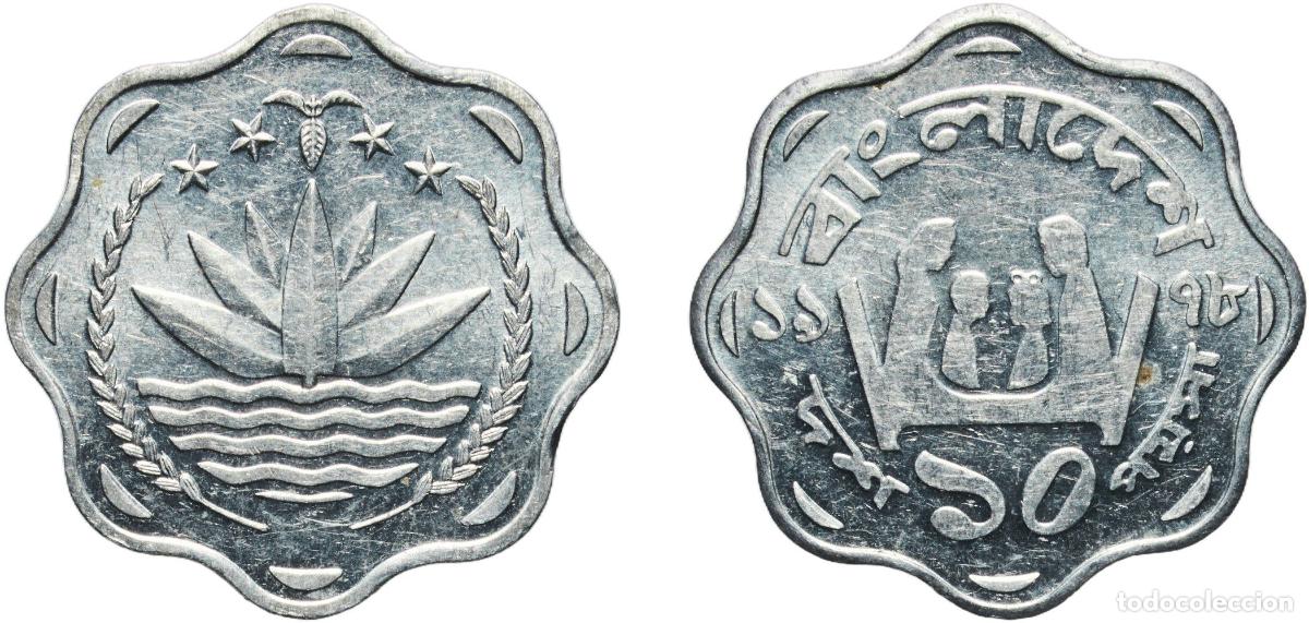 Material numism&aacute;tico: Bangladesh People's Republic 1978 10 Poisha (FAO; large type) Aluminium (97.2% Aluminium, 2.8% Magn