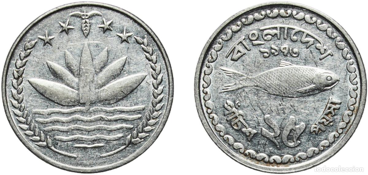 Material numism&aacute;tico: Bangladesh People's Republic 1973 25 Poisha Stainless steel (84-82% Iron, 16-18% Chromium) (5000000