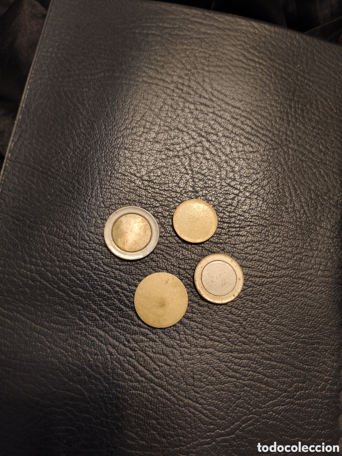 Material numism&aacute;tico: Cuatro Monedas espa&ntilde;olas sin acu&ntilde;ar
