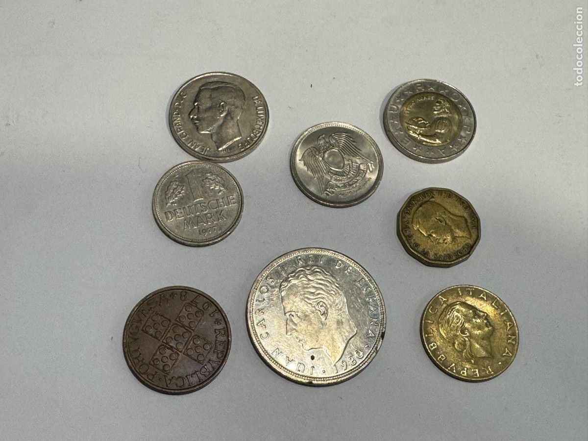 Material numism&aacute;tico: LOTE 8 MONEDAS VARIAS LOTE 2 / COMPRA M&Iacute;NIMA 5 &euro;