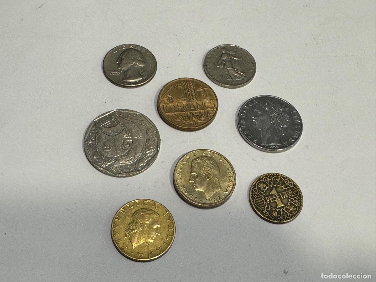 Material numism&aacute;tico: LOTE 8 MONEDAS VARIAS LOTE 3 / COMPRA M&Iacute;NIMA 5 &euro;