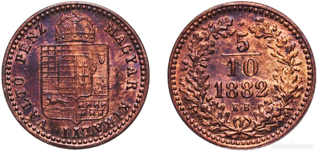 Material numism&aacute;tico: Hungary Austro-Hungarian Empire 1882 KB 5&frasl;10 Kreuzers - Francis Joseph I Copper Kremnica Mint (2400