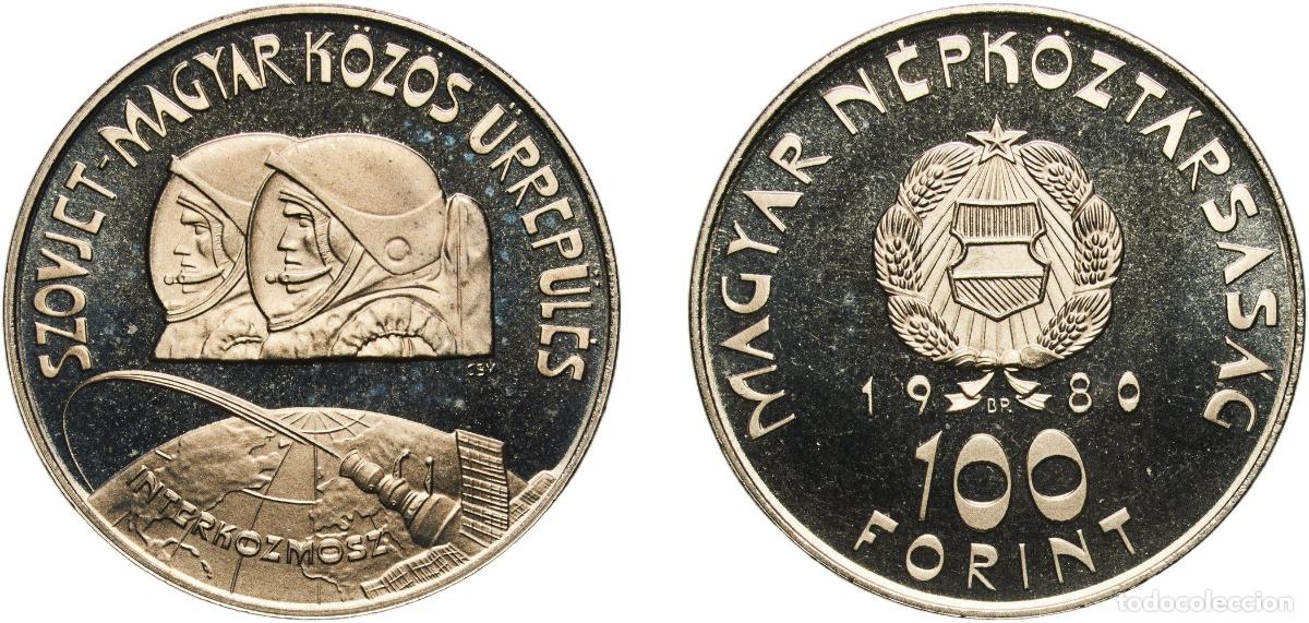 Material numism&aacute;tico: Hungary People's Republic 1980 BP. 100 Forint PROOF (Space Flight) Nickel Hungarian mint (20000) 11