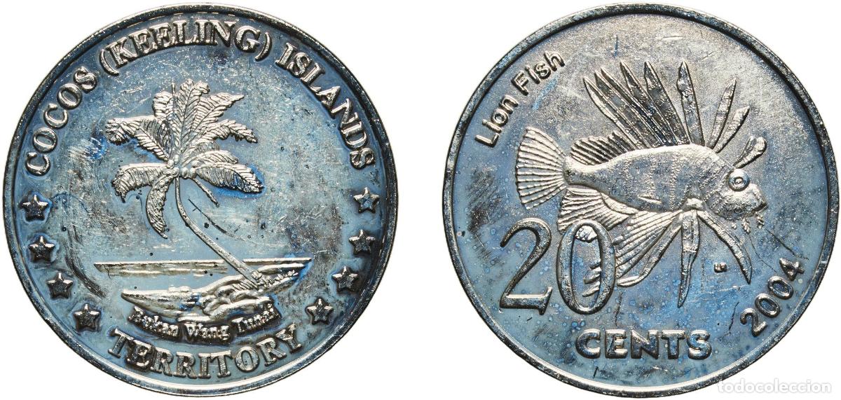 Material numism&aacute;tico: Australia Cocos (Keeling) Islands Australian external territory 2004 20 Cents - Cocos Keeling Islan