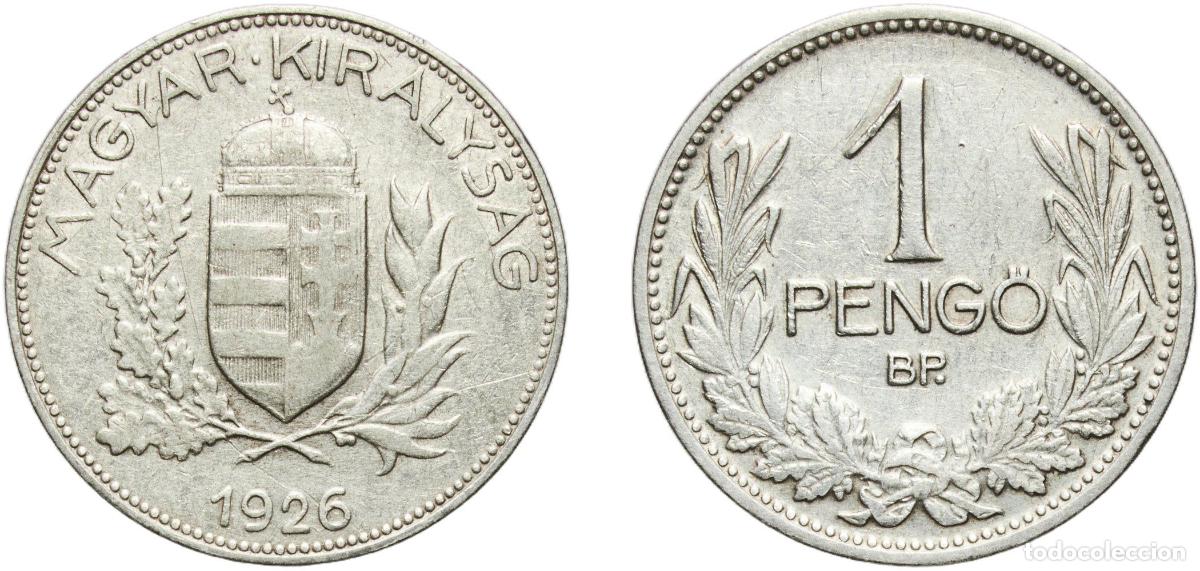 Material numism&aacute;tico: Hungary Kingdom 1926 BP. 1 Pengő - Mikl&oacute;s Horthy Silver (.640) Hungarian mint (15000000) 4.9g XF K